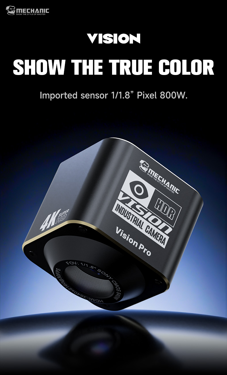 4K Microscope Camera Sony Sensor - ช่าง Vision Pro IMX678 Sony Sensor
