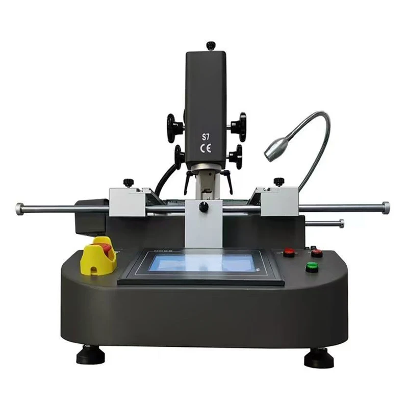 Infrared Bga Rework Station - อุปกรณ์เชื่อมด้วยลมร้อน เครื่องมือซ่อมบัดกรีอินฟราเรด SMT หน้าจอสัมผัส 3 โซนอุณหภูมิ