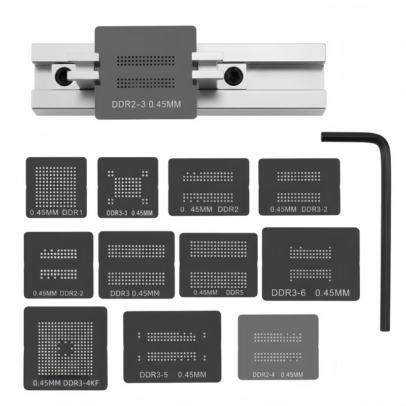 Infrared Bga Rework Station - อุปกรณ์ยึดสเตนซิลสำหรับรีบอล BGA เหมาะสำหรับ DDR1, DDR2, DDR3,