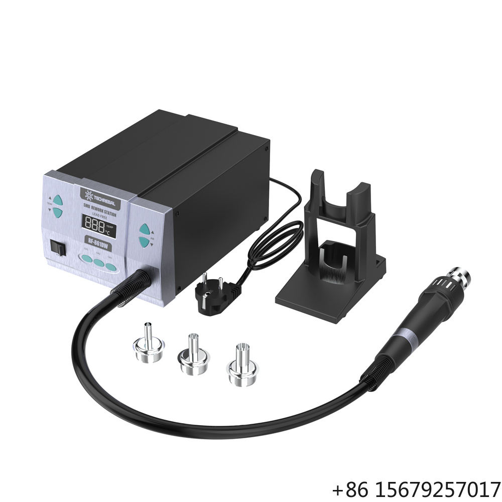 Hot Air Rework Station 861Dw - 8610 861DW สถานีบัดกรีรีเวิร์คด้วยลมร้อน SMD BGA ปลอดสารตะกั่ว