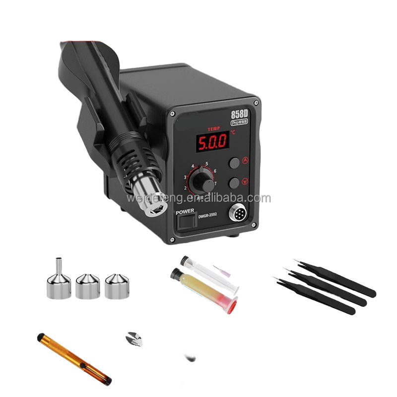 สถานีซ่อมแซมแบบใช้ไฟฟ้า พร้อมจ - 2 In 1 Soldering Rework Station 750W บทวิจารณ์และราคา