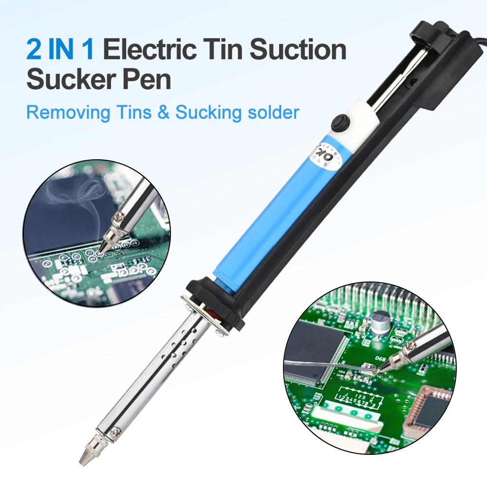 เครื่องบัดกรีไฟฟ้า220V เครื่อง - Desoldering Pump Electric Vacuum Station บทวิจารณ์และราคา