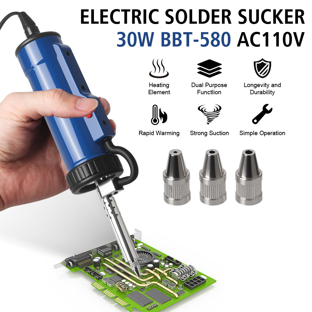 เครื่องดูดตะกั่วแบบพกพา รุ่น A - Desoldering Pump Electric Vacuum Station บทวิจารณ์และราคา