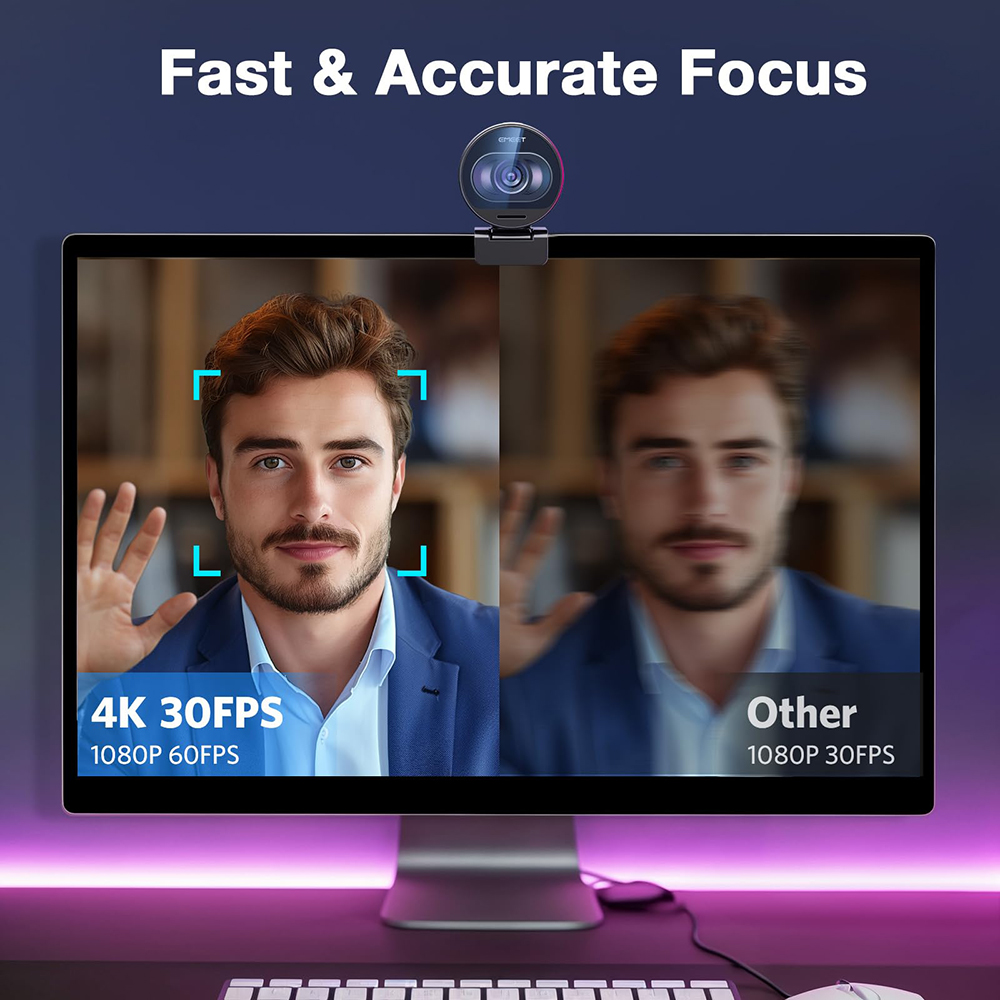 เว็บแคม 4K EMEET S600 สมาร์ทแค - 4K Microscope Camera Sony Sensor บทวิจารณ์และราคา